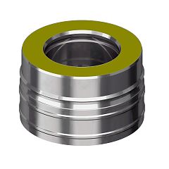 Переходник гофра-расш V50R D115/215 нерж 321/304